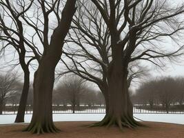 árbol hermosa cerca arriba imagen ai generado foto