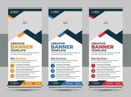 Corporate rollup or X banner design template, Presentation concept, modern roll up, Standee template, X-banner template vector, Flag banner design layout vector