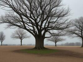 árbol hermosa cerca arriba imagen ai generado foto