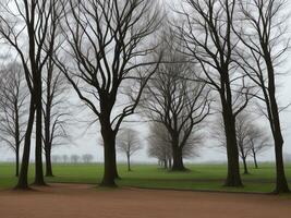 tree beautiful close up image ai generated photo