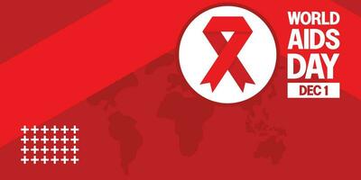 world AIDS day background, vector with copy space area. design for banner, poster, social media, flyer.