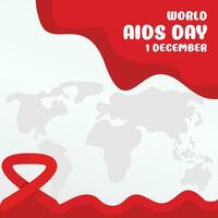 world aids day background, vector with copy space area. design for banner, poster, social media, flyer.