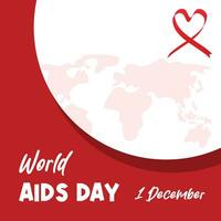 world aids day background, vector with copy space area. design for banner, poster, social media, flyer.