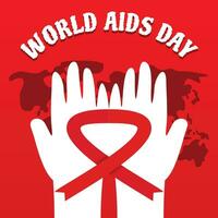 world aids day background, vector replaceable. design for banner, poster, social media, flyer, web.