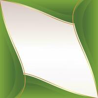 green leaf shape background, free copy space area. vector design for banner, greeting card, poster, social media, web.