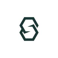 Letter S logo design icon with creative concept idea vector