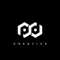 PD Letter Initial Logo Design Template Vector Illustration