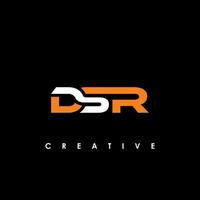 DSR Letter Initial Logo Design Template Vector Illustration