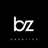 BZ Letter Initial Logo Design Template Vector Illustration