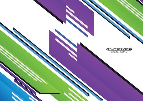 abstract geometric background modern gradient design vector