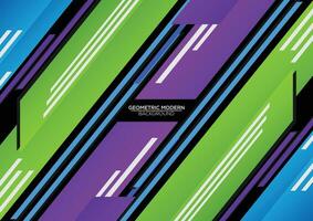 abstract geometric template background modern design vector