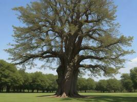 árbol hermosa cerca arriba imagen ai generado foto