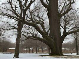 árbol hermosa cerca arriba imagen ai generado foto