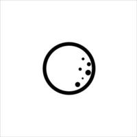 Moon icon vector