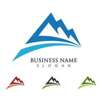 Mountain icon Logo vector