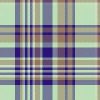 Pattern fabric background of seamless check plaid with a textile texture tartan vector. vector