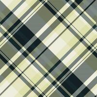 Check fabric textile of seamless tartan texture with a background plaid pattern vector. vector