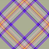 Pattern tartan background of check fabric textile with a plaid texture vector seamless.