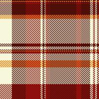 Check pattern fabric of seamless background texture with a tartan textile plaid vector. vector