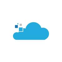 Cloud template vector