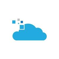 Cloud template vector