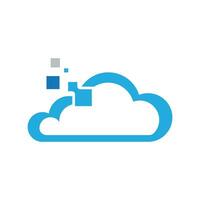 Cloud template vector