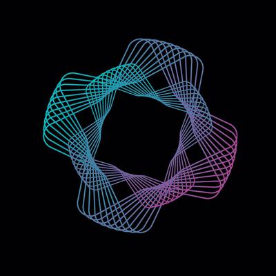 Spirograph graphic design