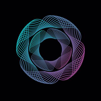 Spirograph graphic design
