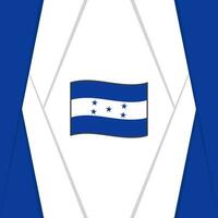 Honduras Flag Abstract Background Design Template. Honduras Independence Day Banner Social Media Post. Background vector