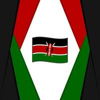 Kenya Flag Abstract Background Design Template. Kenya Independence Day Banner Social Media Post. Kenya Background vector