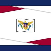 U.S. Virgin Islands Flag Abstract Background Design Template. U.S. Virgin Islands Independence Day Banner Social Media Post. U.S. Virgin Islands Vector