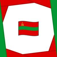 Transnistria Flag Abstract Background Design Template. Transnistria Independence Day Banner Social Media Post. Transnistria Banner vector