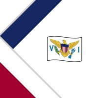 U.S. Virgin Islands Flag Abstract Background Design Template. U.S. Virgin Islands Independence Day Banner Social Media Post. U.S. Virgin Islands Illustration vector