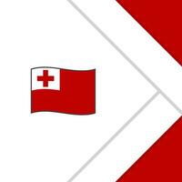 Tonga Flag Abstract Background Design Template. Tonga Independence Day Banner Social Media Post. Tonga Cartoon vector