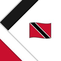 Trinidad And Tobago Flag Abstract Background Design Template. Trinidad And Tobago Independence Day Banner Social Media Post. Trinidad And Tobago Illustration vector