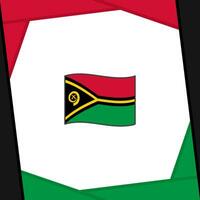 Vanuatu Flag Abstract Background Design Template. Vanuatu Independence Day Banner Social Media Post. Vanuatu Banner vector
