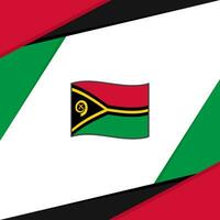 Vanuatu Flag Abstract Background Design Template. Vanuatu Independence Day Banner Social Media Post. Vanuatu vector