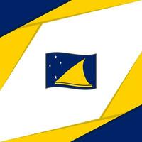 Tokelau Flag Abstract Background Design Template. Tokelau Independence Day Banner Social Media Post. Tokelau vector