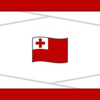 Tonga Flag Abstract Background Design Template. Tonga Independence Day Banner Social Media Post. Tonga Vector