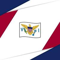 U.S. Virgin Islands Flag Abstract Background Design Template. U.S. Virgin Islands Independence Day Banner Social Media Post. U.S. Virgin Islands vector