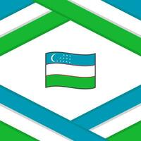 Uzbekistán bandera resumen antecedentes diseño modelo. Uzbekistán independencia día bandera social medios de comunicación correo. Uzbekistán modelo vector