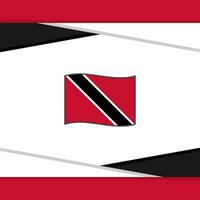 Trinidad And Tobago Flag Abstract Background Design Template. Trinidad And Tobago Independence Day Banner Social Media Post. Trinidad And Tobago Vector