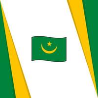 Mauritania bandera resumen antecedentes diseño modelo. Mauritania independencia día bandera social medios de comunicación correo. bandera vector