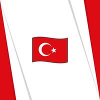 Turkey Flag Abstract Background Design Template. Turkey Independence Day Banner Social Media Post. Turkey Flag vector