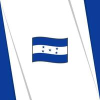 Honduras Flag Abstract Background Design Template. Honduras Independence Day Banner Social Media Post. Flag vector