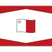 Malta bandera resumen antecedentes diseño modelo. Malta independencia día bandera social medios de comunicación correo. Malta vector