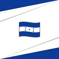 Honduras Flag Abstract Background Design Template. Honduras Independence Day Banner Social Media Post. Design vector