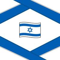 Israel Flag Abstract Background Design Template. Israel Independence Day Banner Social Media Post. Israel Template vector