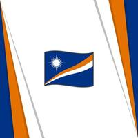 Marshall Islands Flag Abstract Background Design Template. Marshall Islands Independence Day Banner Social Media Post. Marshall Islands Flag vector