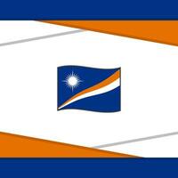 Marshall Islands Flag Abstract Background Design Template. Marshall Islands Independence Day Banner Social Media Post. Marshall Islands Vector